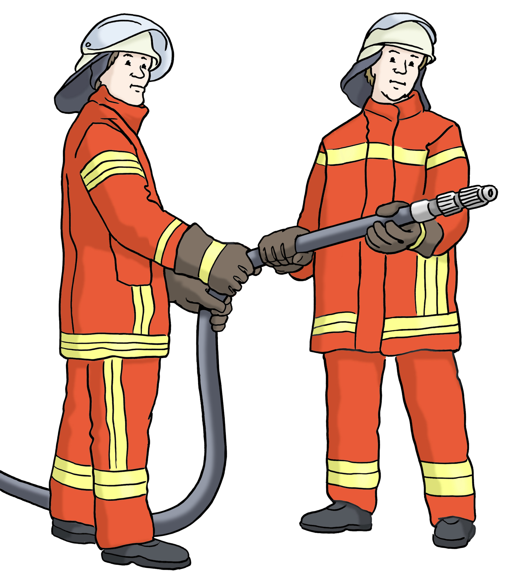 Grafik Feuerwehrleute