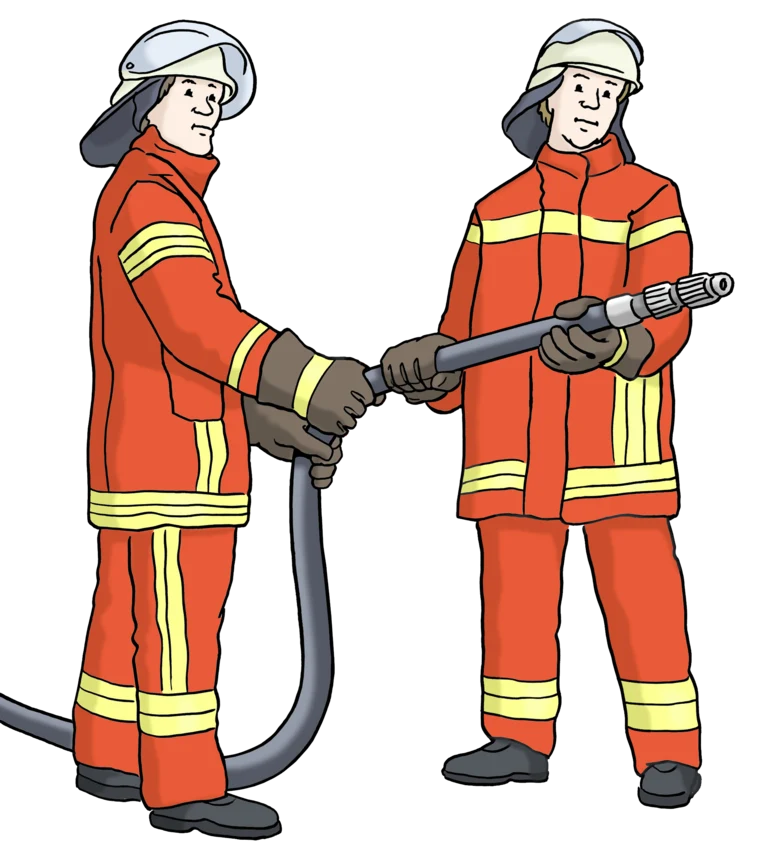 Grafik Feuerwehrleute
