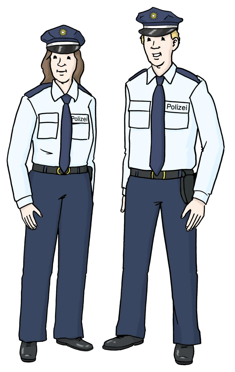 Grafik Polizisten