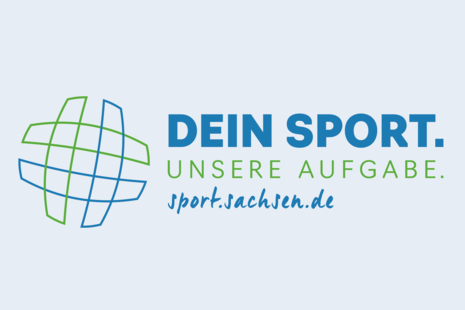Logo »DEIN SPORT. UNSERE AUFGABE. sport.sachsen.de«